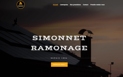 Retour sur le nouveau site de l’entreprise Simonnet-Ramonage